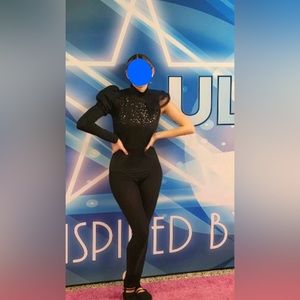 Black Adult Medium Dance Costume